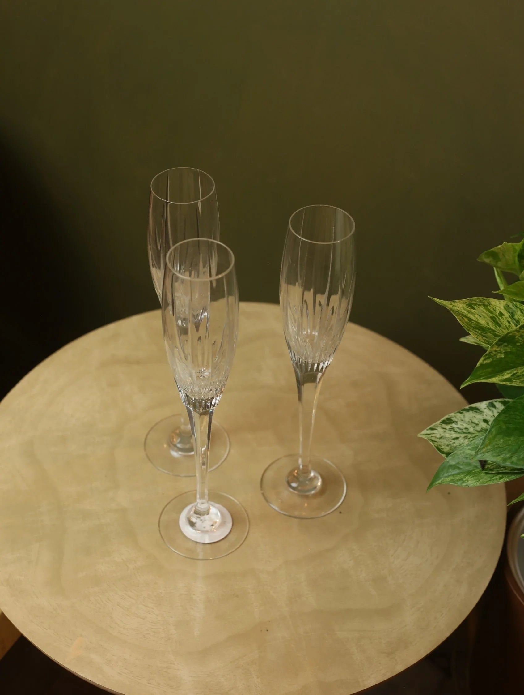 Rogaska Cut Crystal Champagne Glass
