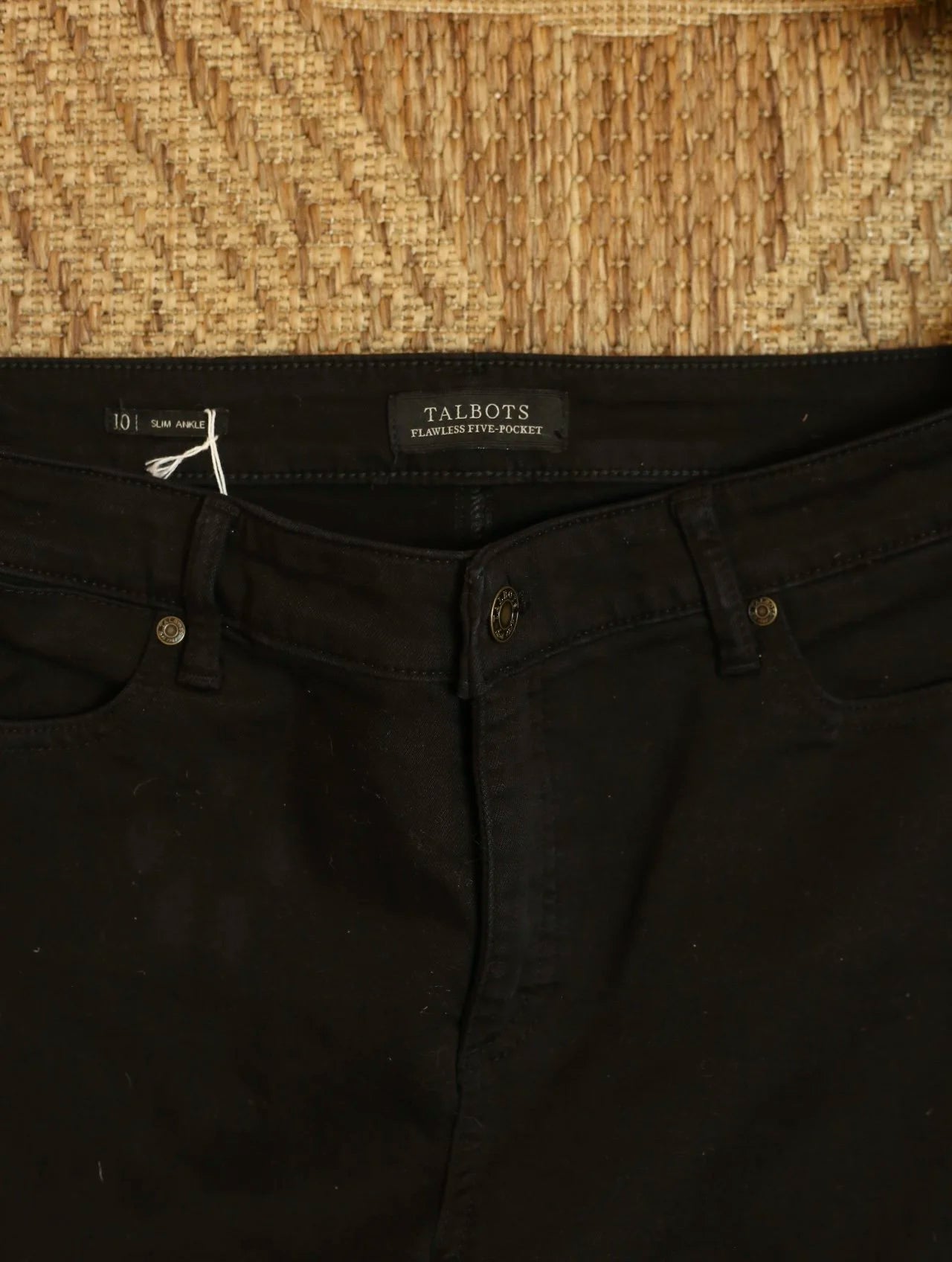 Black Slim Ankle Pants
