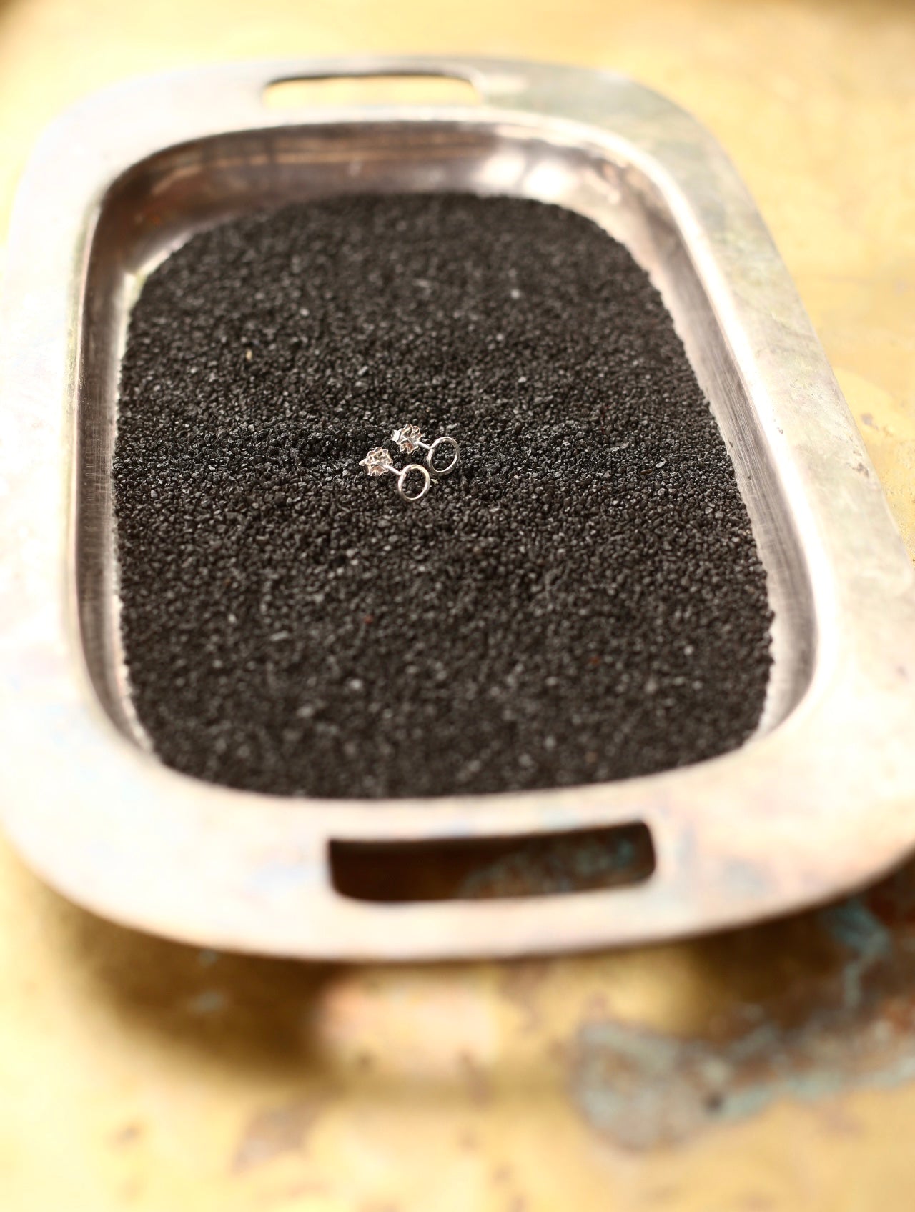 Circle Stud Earrings