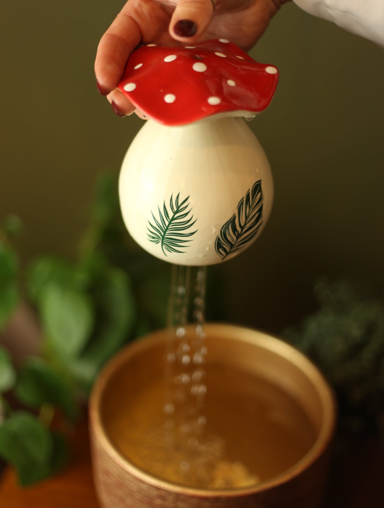 Mushroom Watering Bell