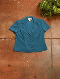 DJ Summers Teal Blouse
