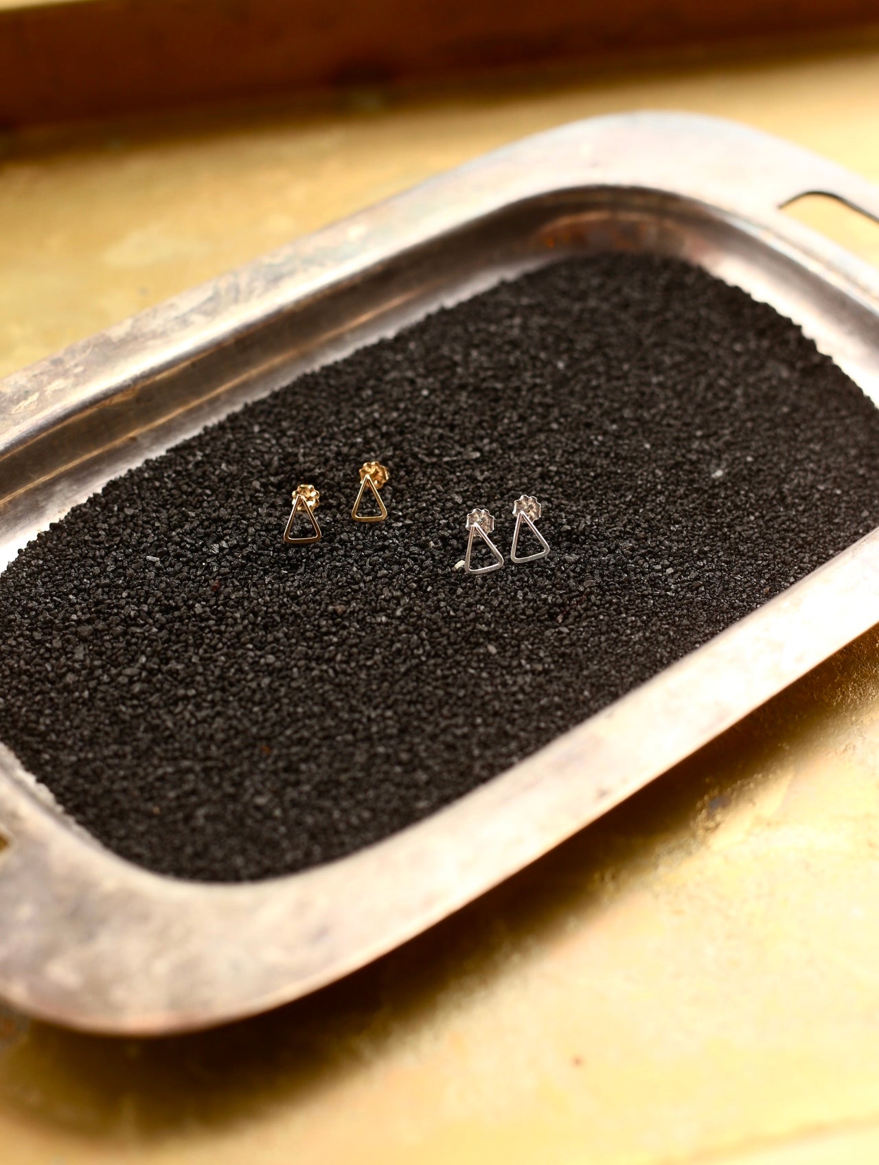 Triangle Stud Earrings