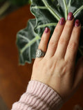 Silver Tone Spoon Ring - Size 5