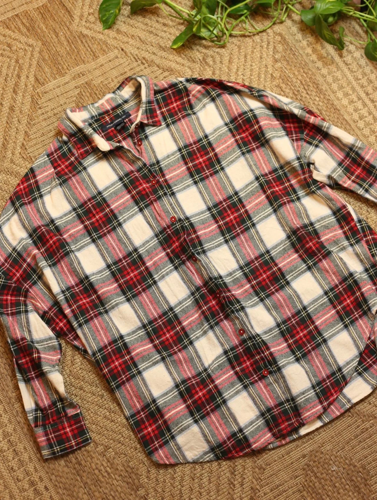 Red French Connection Flannel
