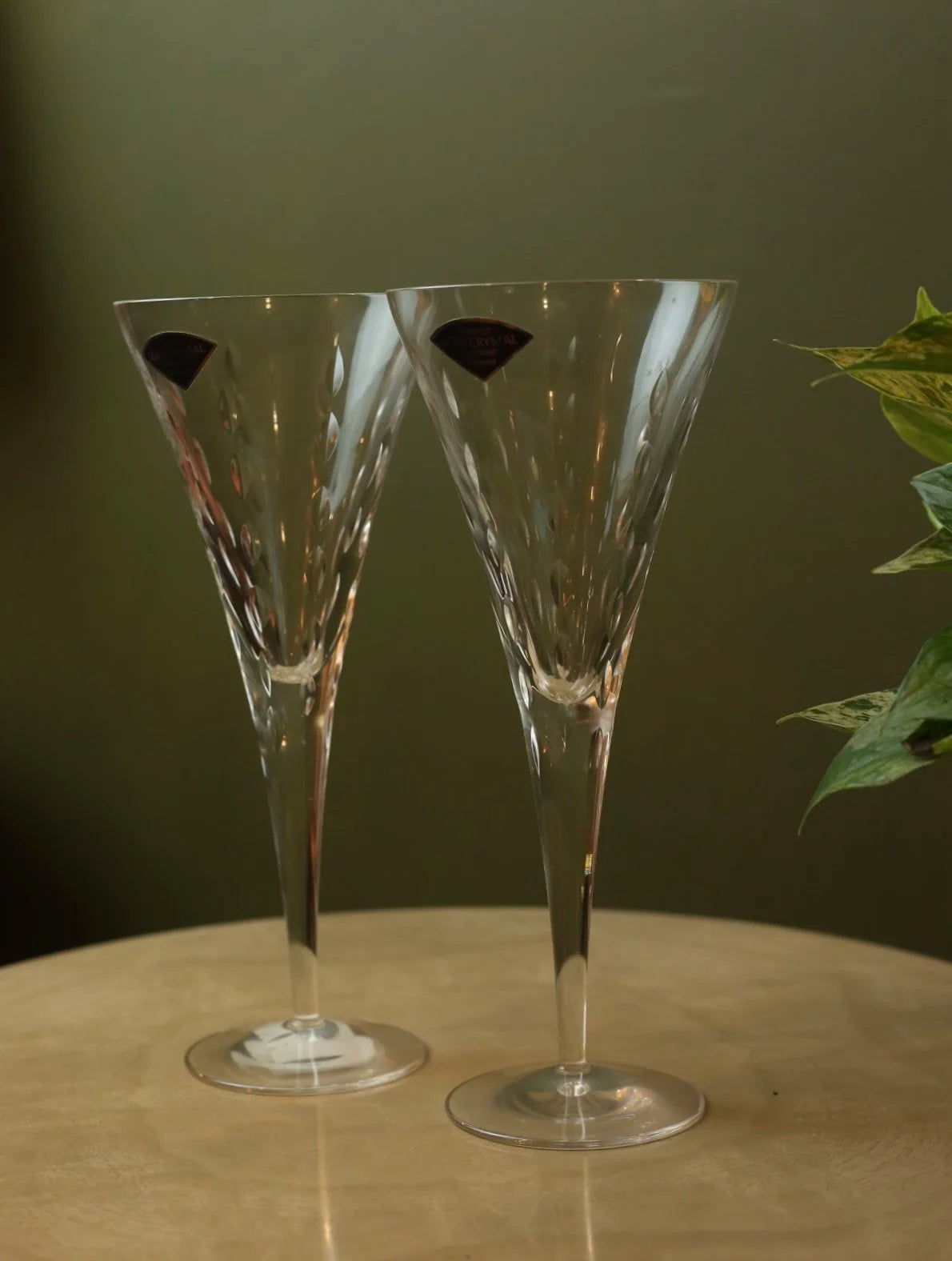 Rayware Crystal Large Champagne Flute Glass
