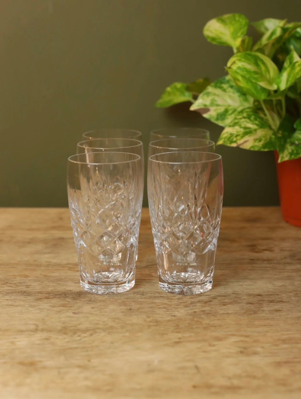 Crystal Water Glasses
