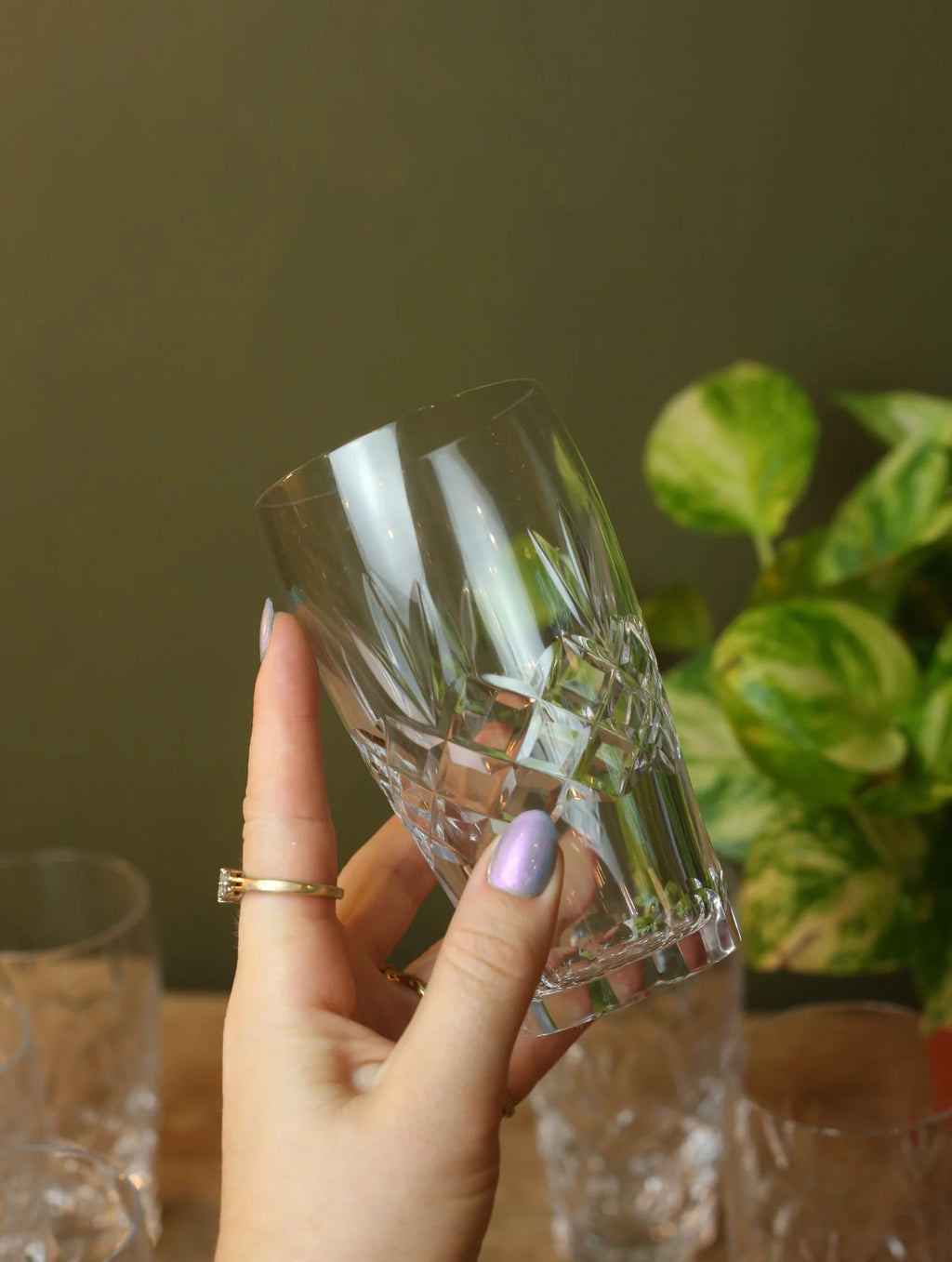 Crystal Water Glasses