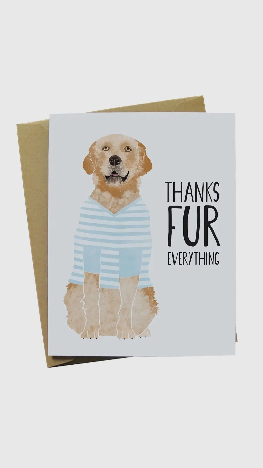 Thanks fur everything card