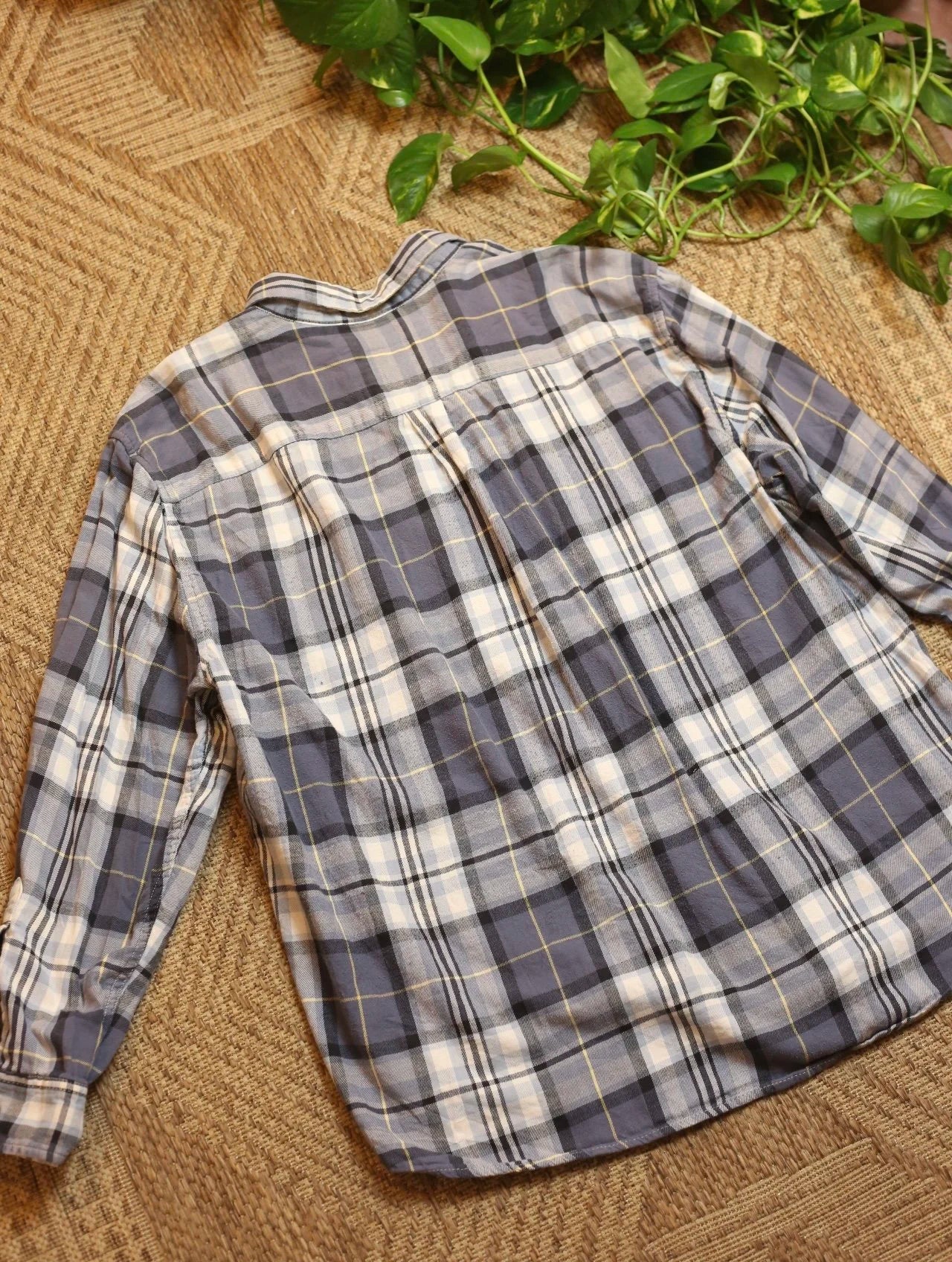 Blue & White Flannel
