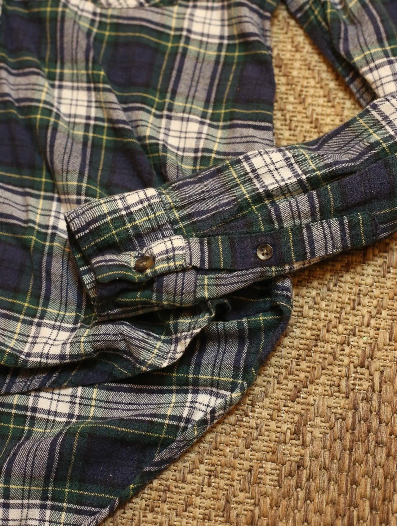 Blue & Green Abercrombie Flannel