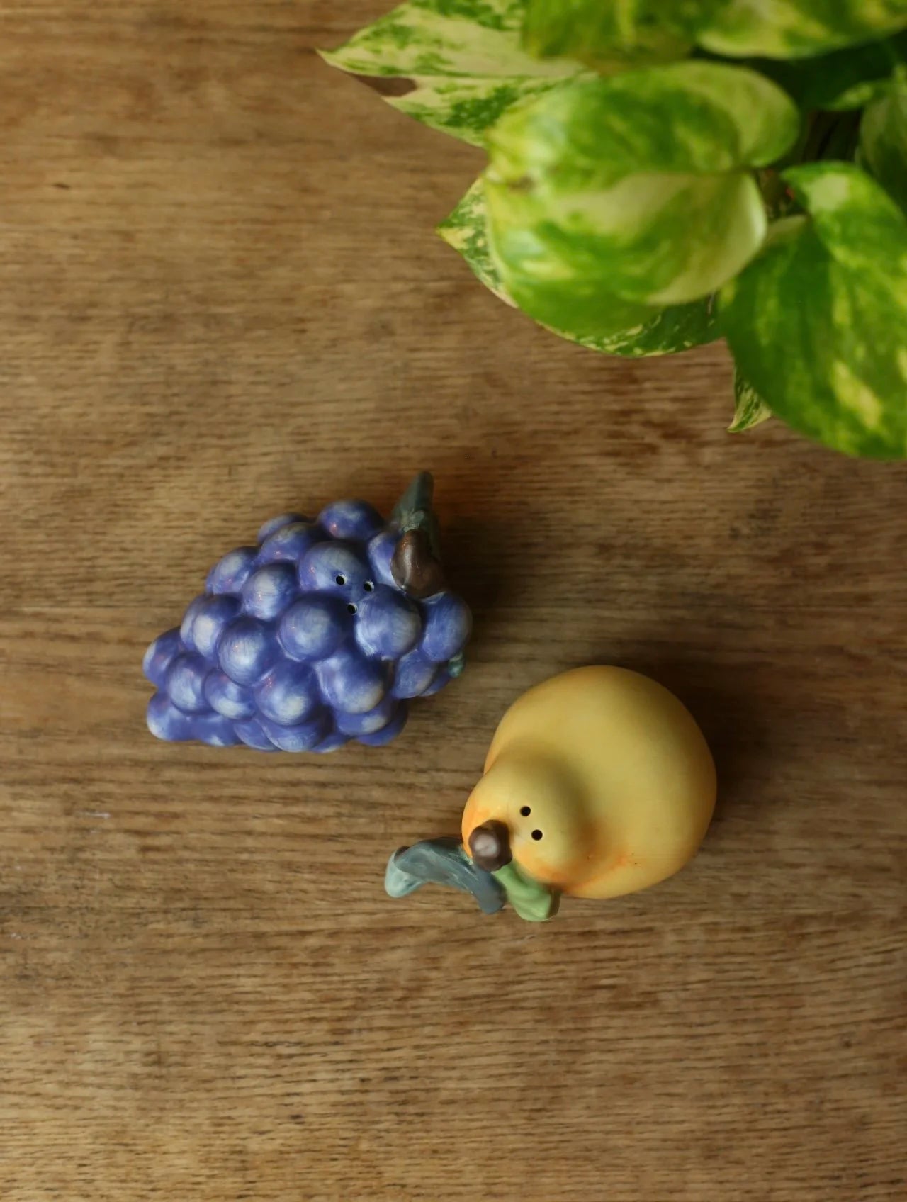 Garden Harvest Grape & Pear Salt & Pepper Shakers