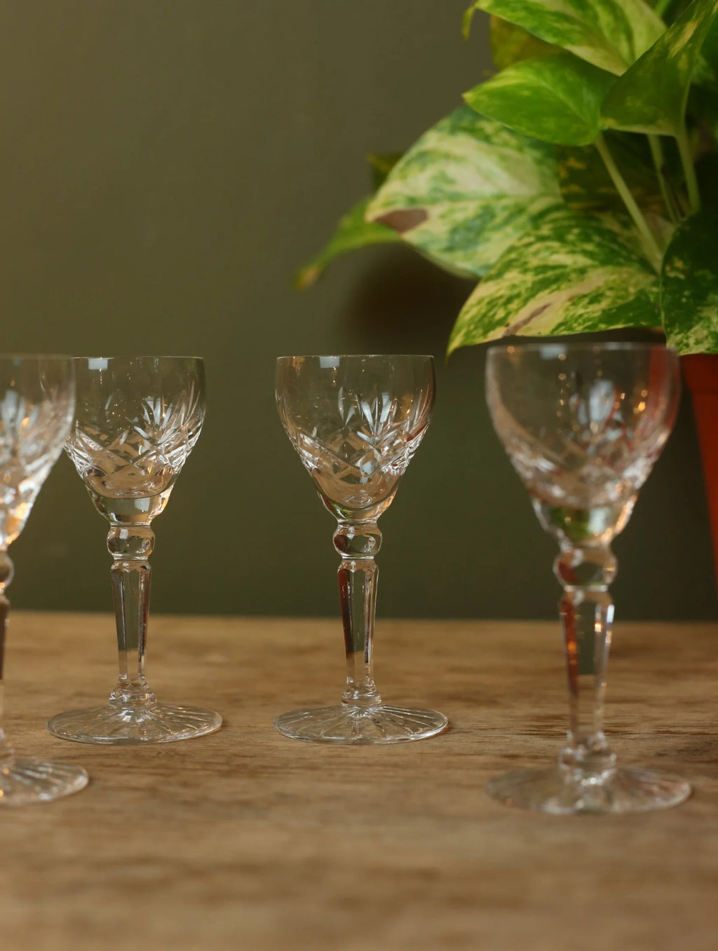 Small Apertivo Crystal Glasses