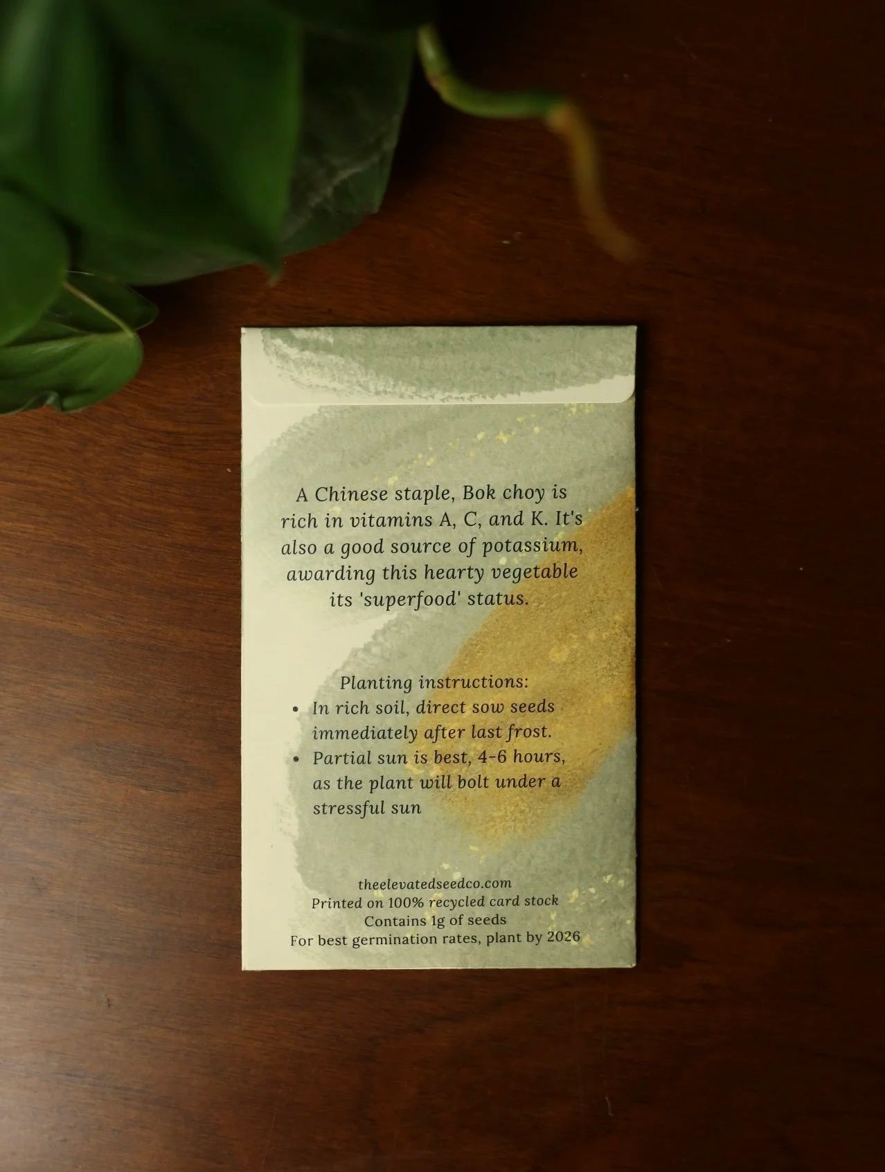 Bok Choy Seeds