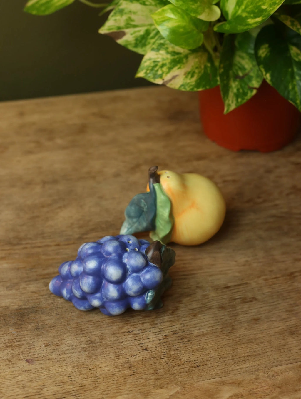 Garden Harvest Grape & Pear Salt & Pepper Shakers