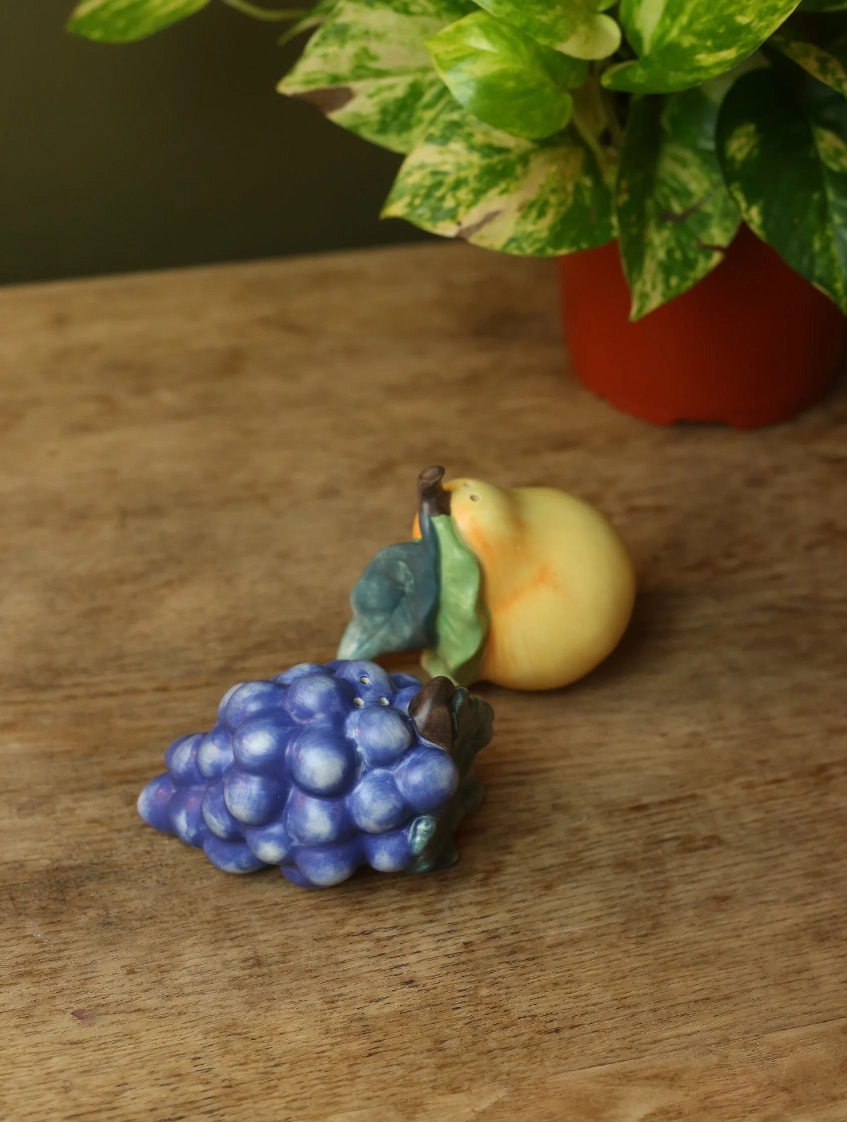 Garden Harvest Grape & Pear Salt & Pepper Shakers