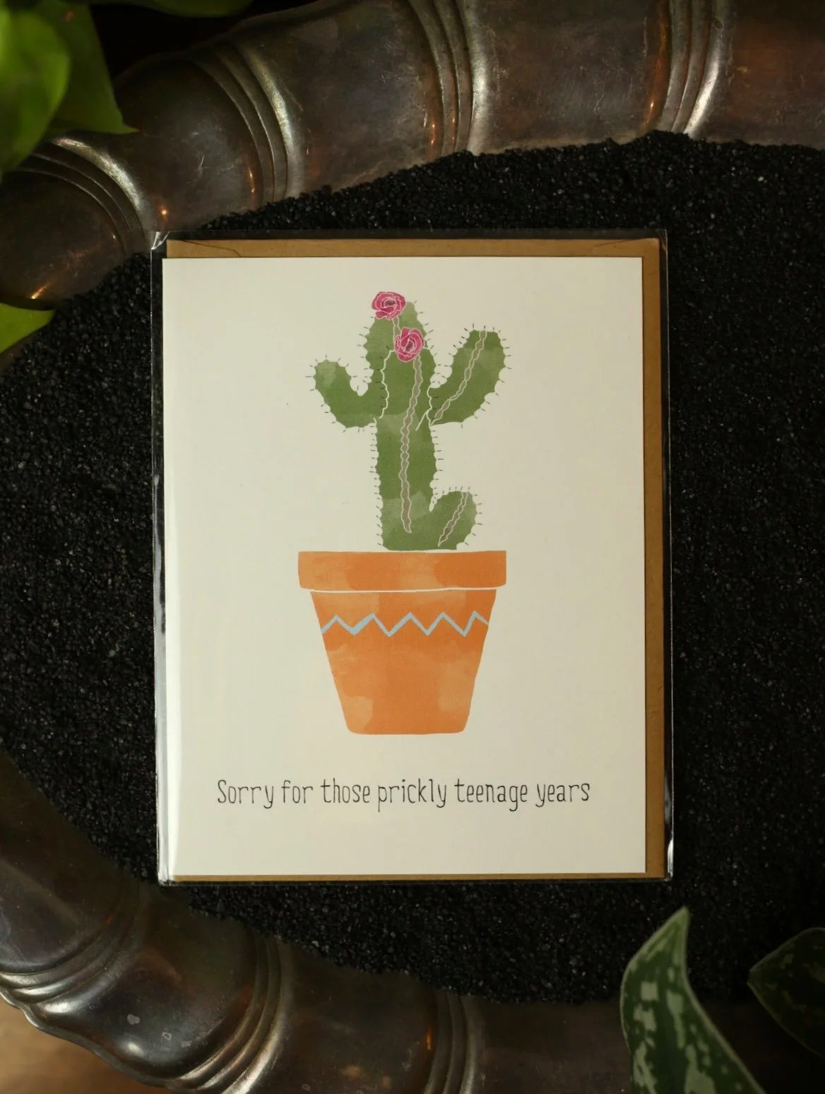 Sorry for those prickly teenage years card
