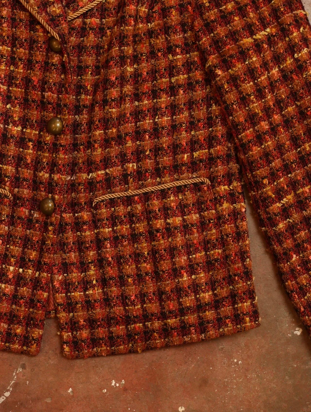 Raspberry Tweed Jacket
