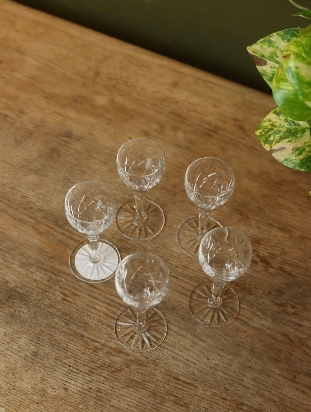 Small Apertivo Crystal Glasses