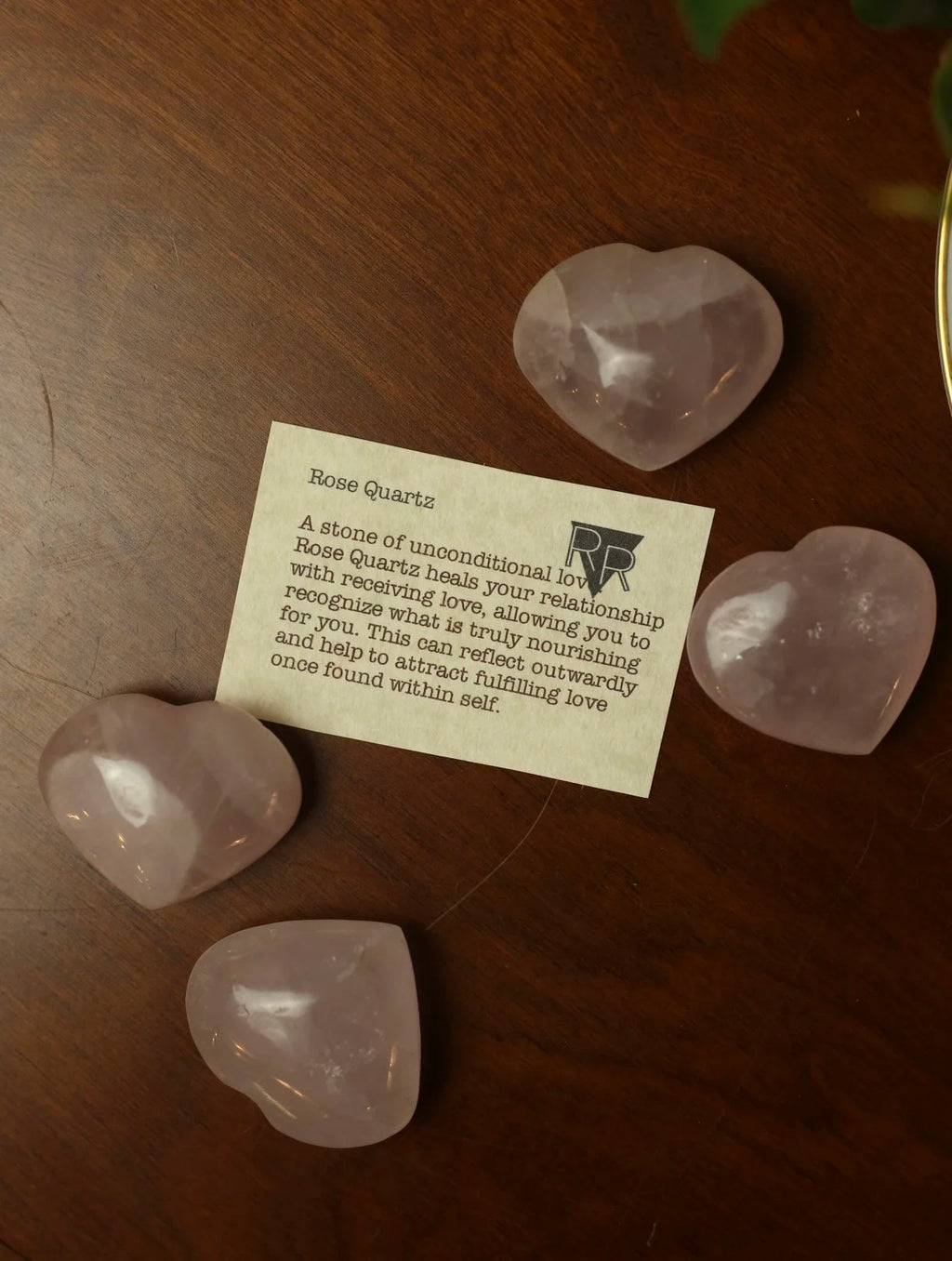 Rose Quartz Heart Stone