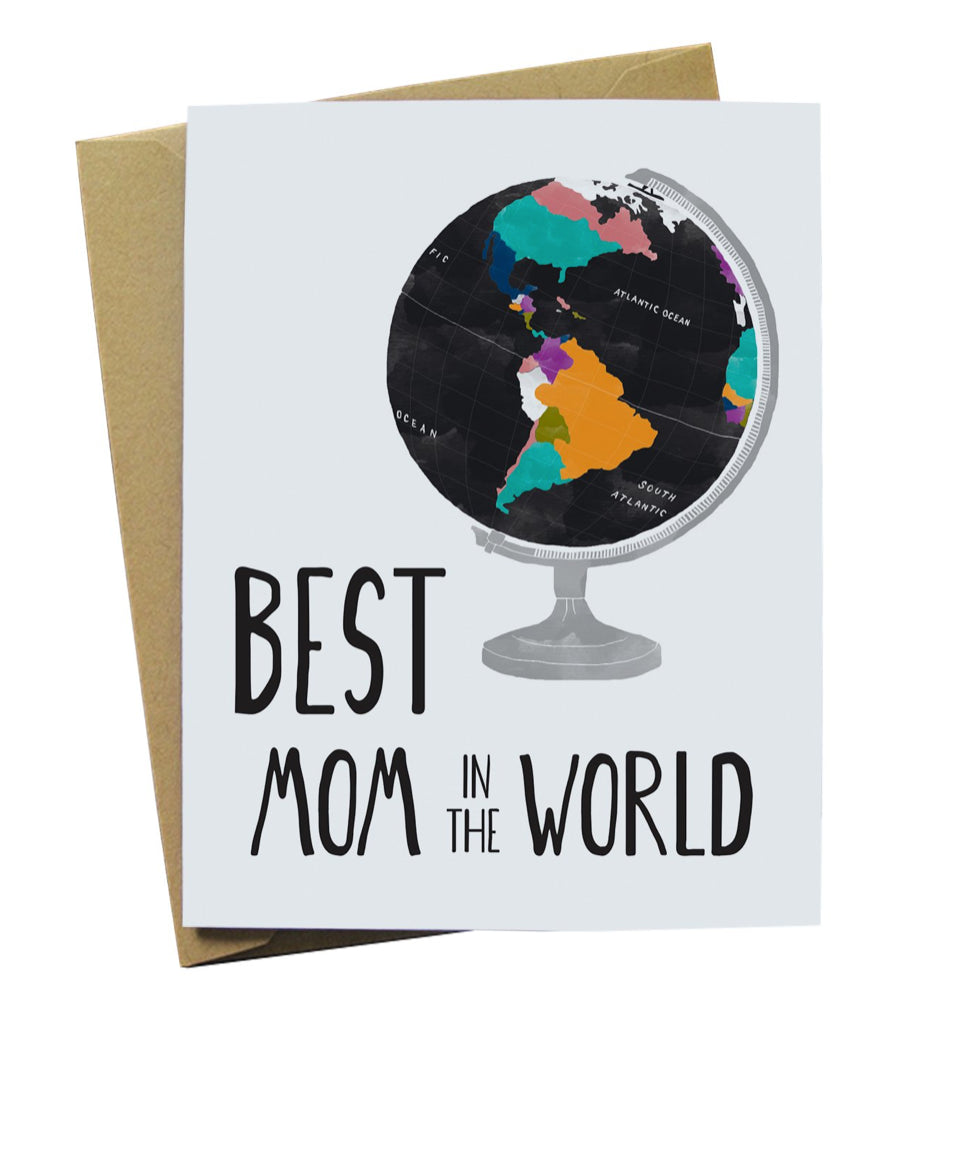 Best Mom in The World Card