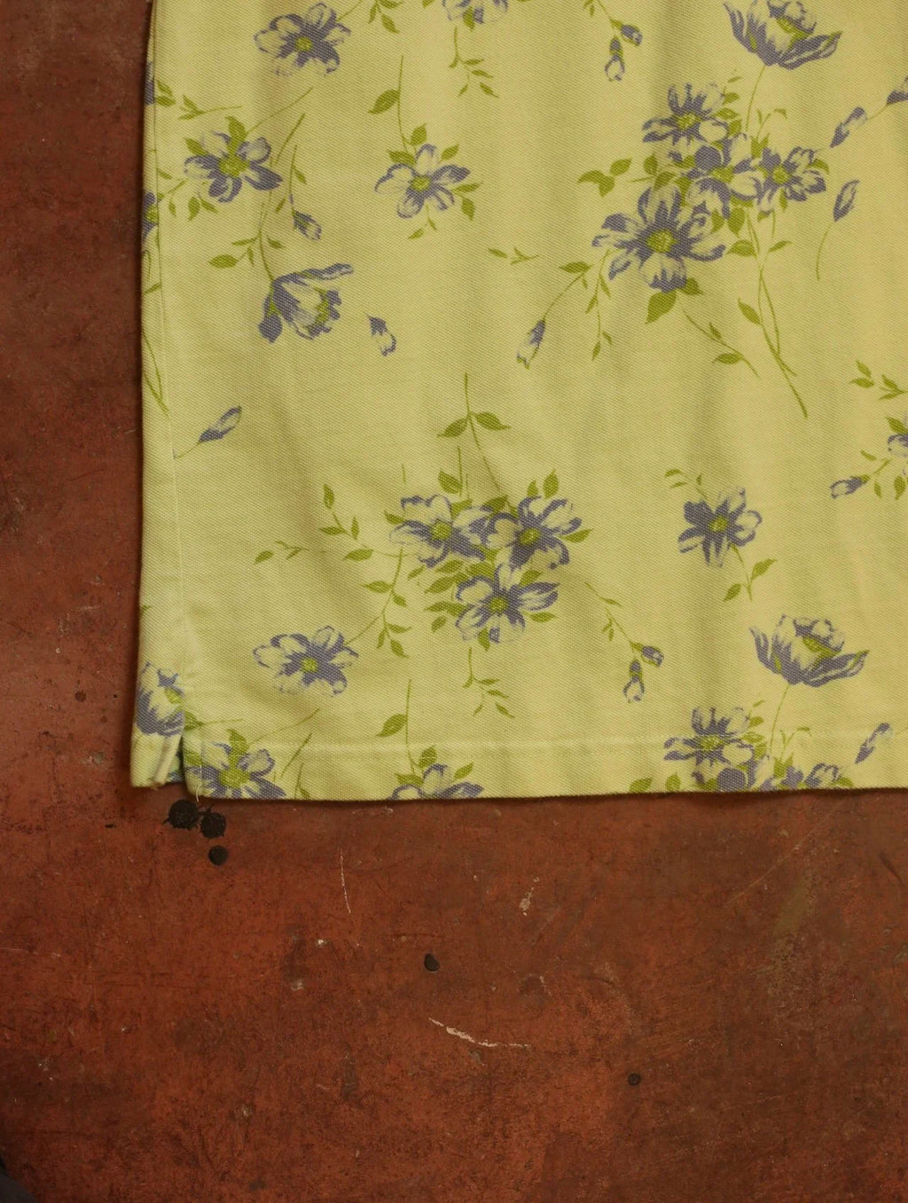 90s Tennis Dress with Blue Flowers