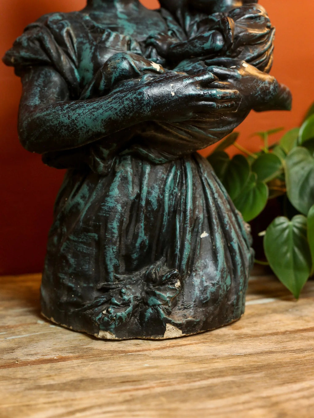 Mother and Child Garden Statue