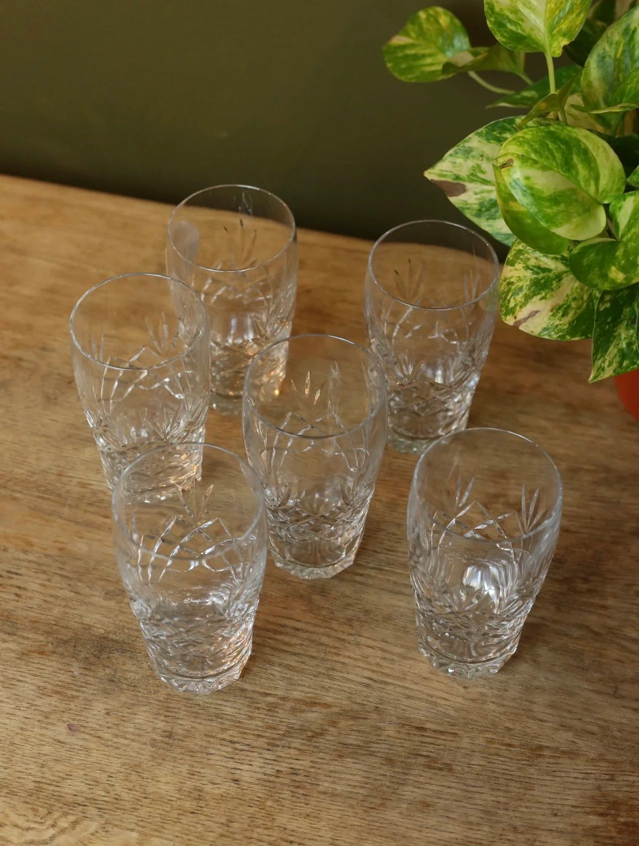 Crystal Water Glasses