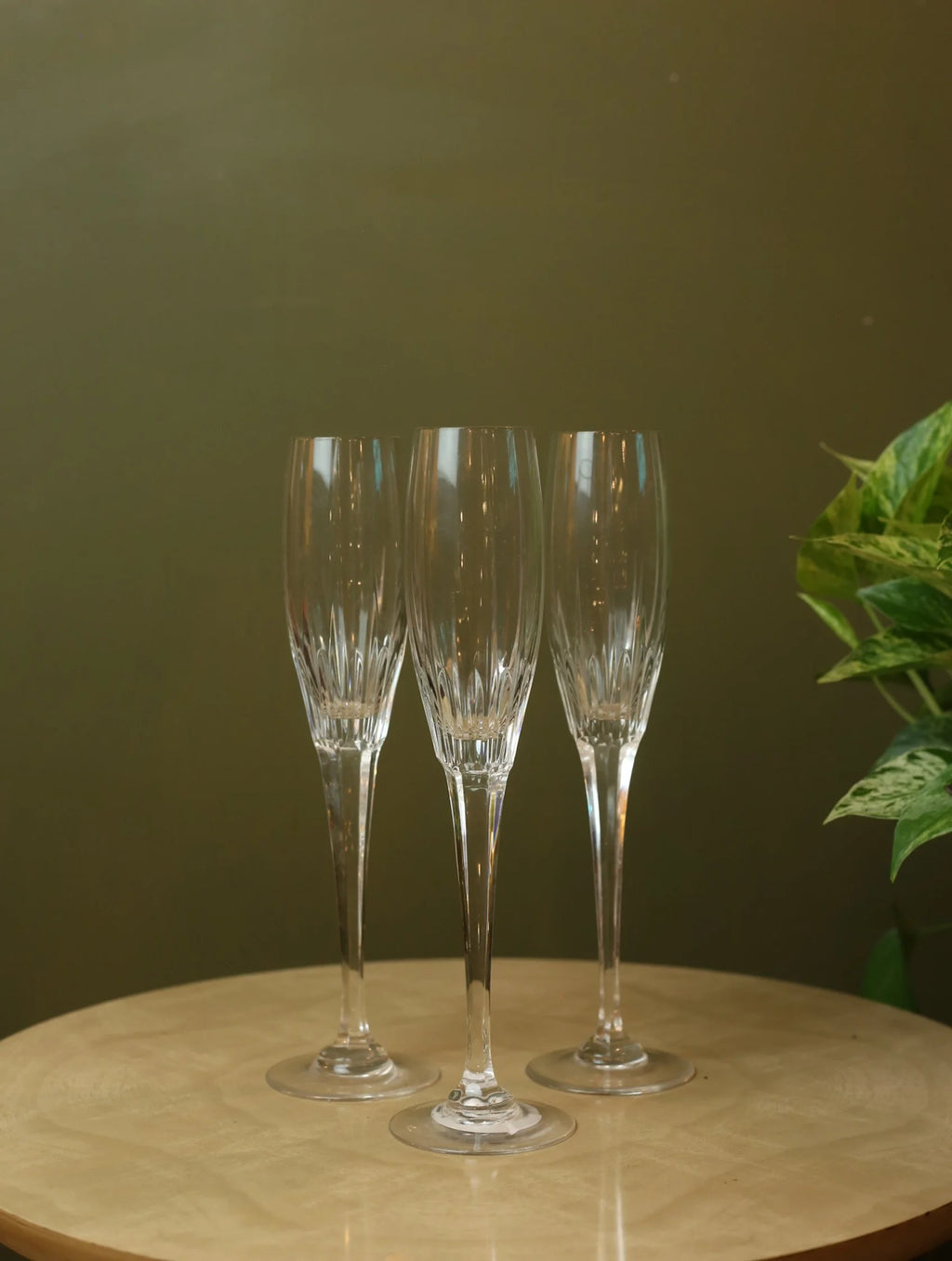 Rogaska Cut Crystal Champagne Glass