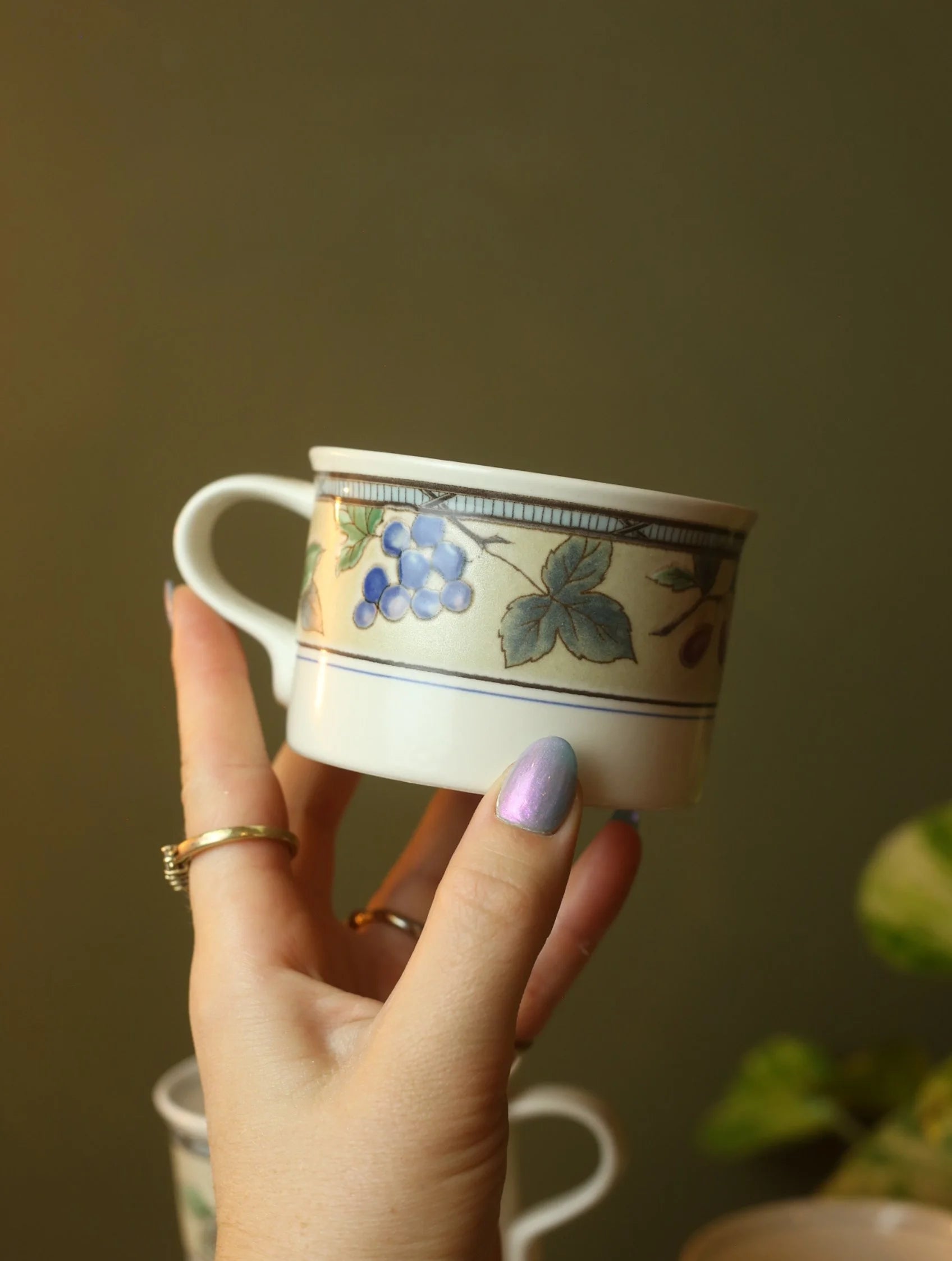 Garden Harvest Tea Cups & Plates