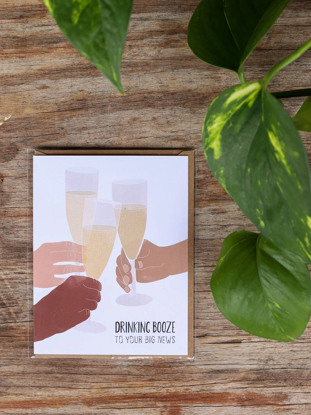 Drinking Booze to Your Big News Card