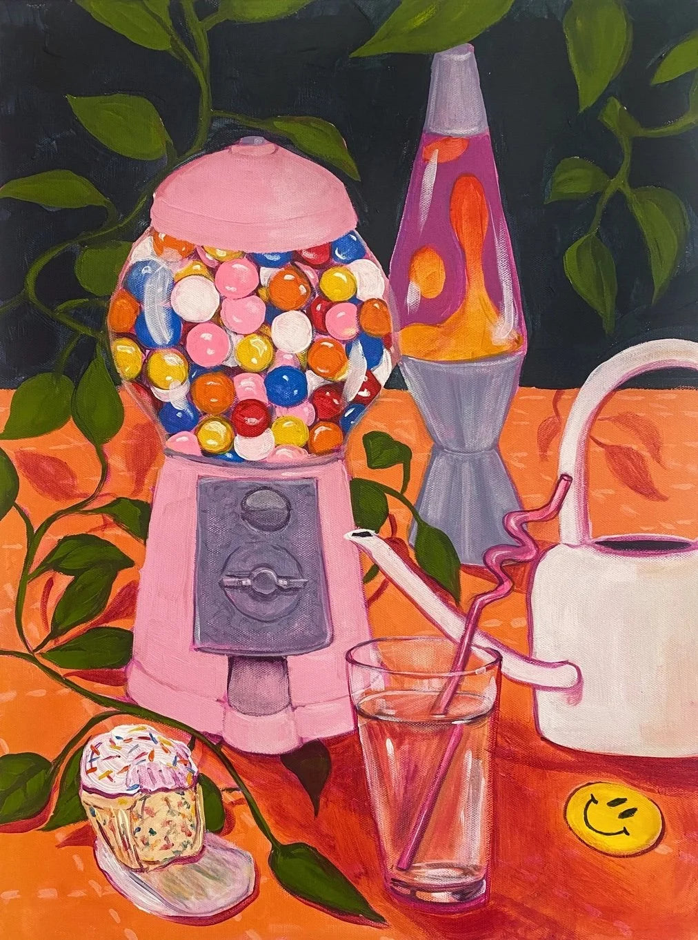Still Life with Gumball Machine Print by Lindsey Cherek Waller