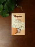 Thyme Garden Seeds