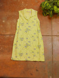 90s Tennis Dress with Blue Flowers