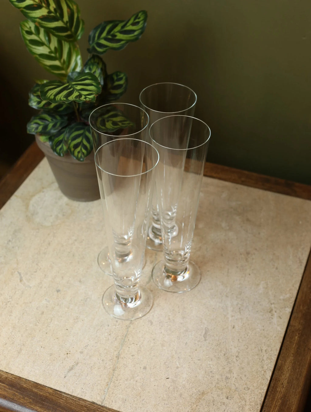 Tall Pilsner Crystal Glass