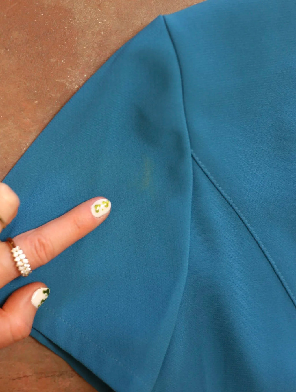 DJ Summers Teal Blouse