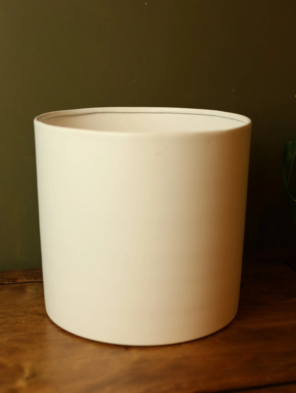 Modern White Plant Pot - 9.75 inch