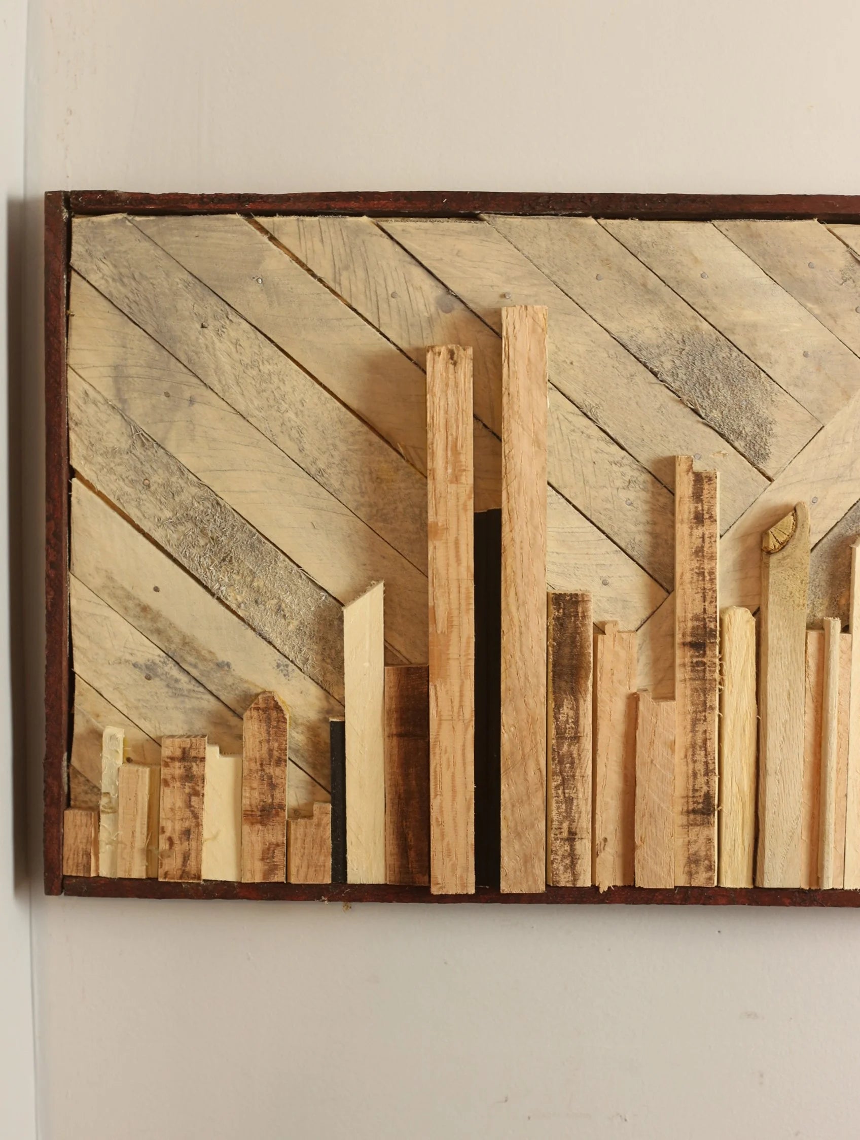 City Skyline Folk Art By Paul Dickerman #8