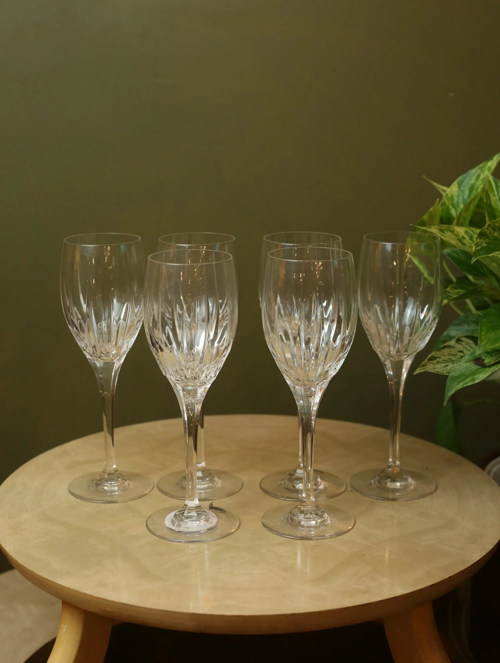 Rogaska Cut Crystal Wine Glass