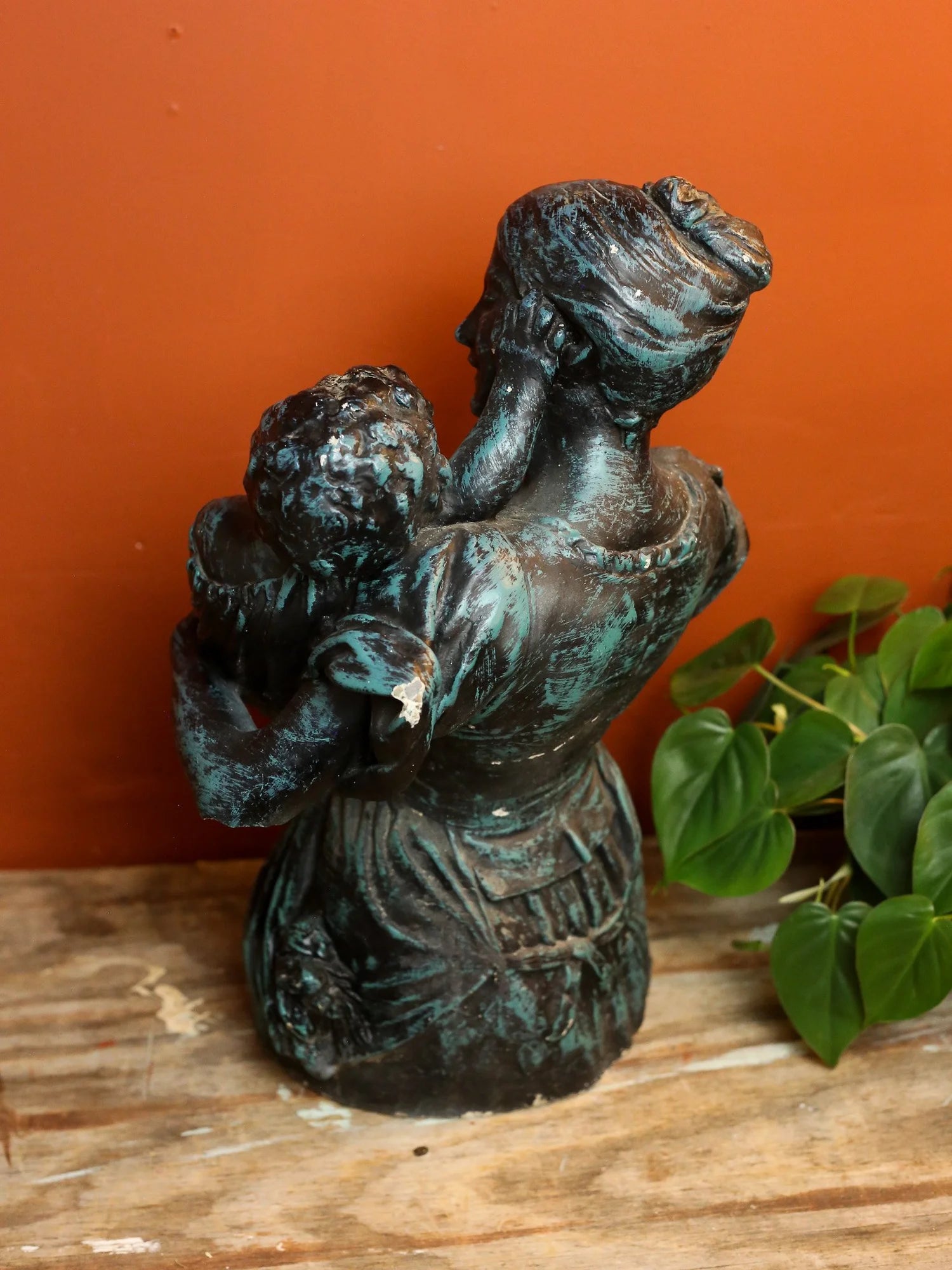 Mother and Child Garden Statue