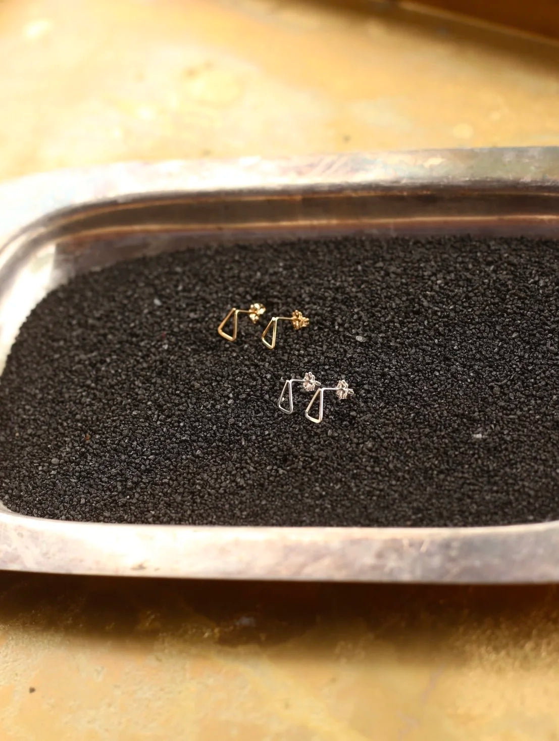 Triangle Stud Earrings