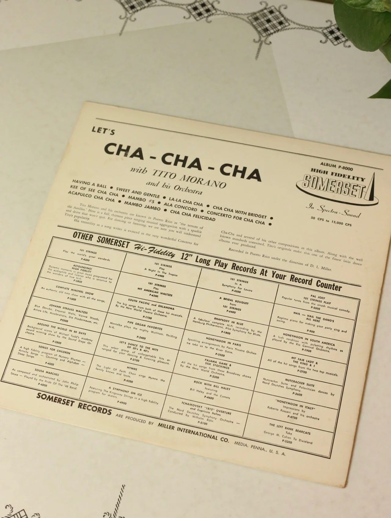 Tito Morano And His Orchestra – Let's Cha Cha Cha In Stereo