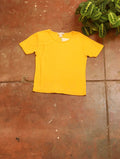 Ronnie A. Yellow Crop Tee