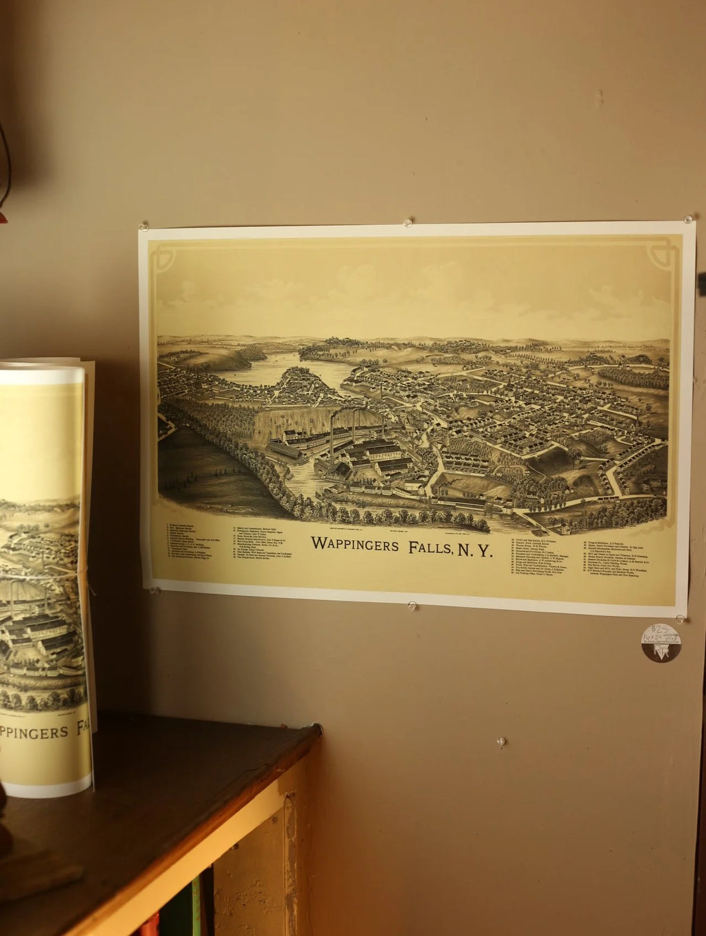 1889 Wappingers Falls Map Print 16 x 24