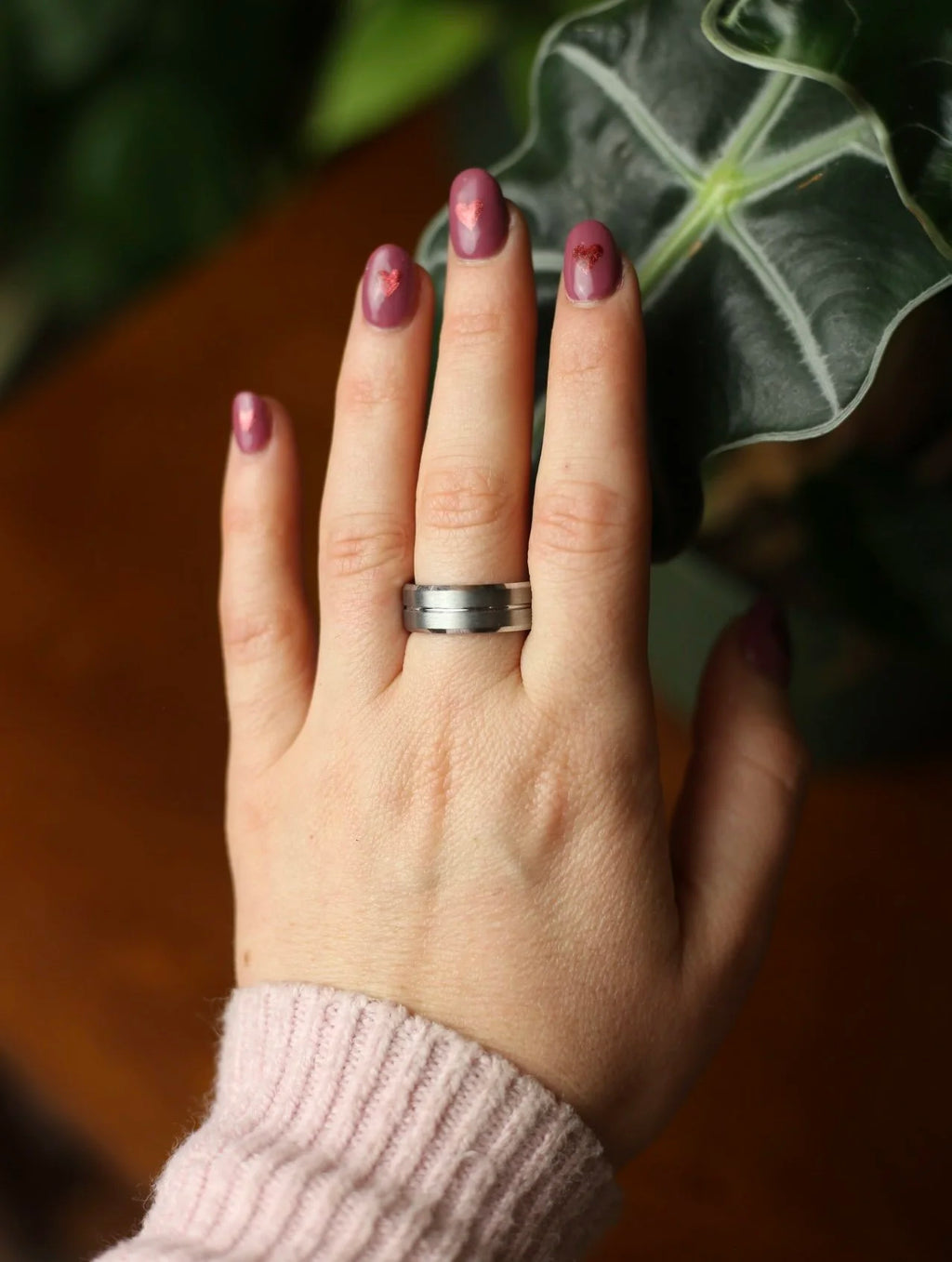 Tungsten Carbide Ring Band -Size 8.5